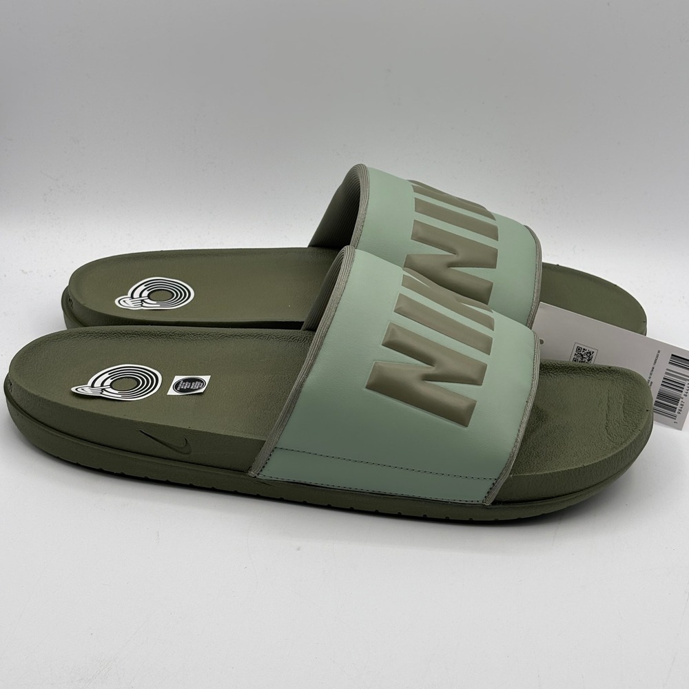 Nike Offcourt Slide Shoes Mens Size 14 Silver Sage Jade Horizon BQ4639 304